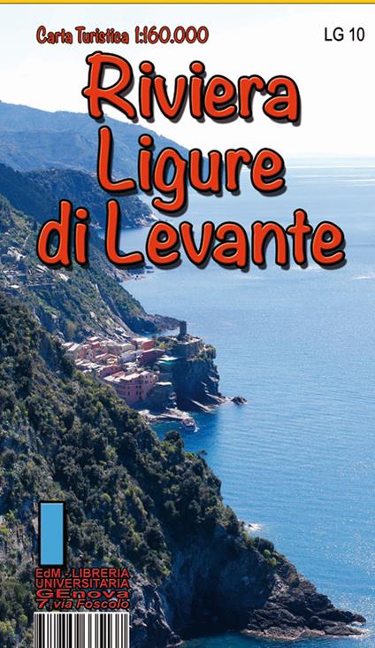 Riviera ligure di levante. Carta turistica 1: 160.000 - copertina