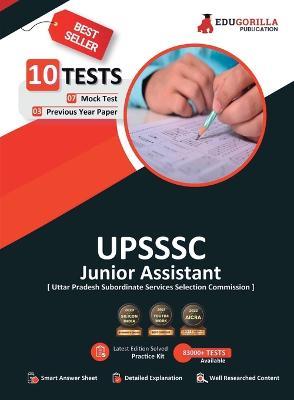 UPSSSC Junior Assistant Exam 2023 (English Edition) - 7 Full Length Mock Tests and 3 Previous Year Papers (1200 Solved Questions) with Free Access to Online Tests - Edugorilla Prep Experts - cover