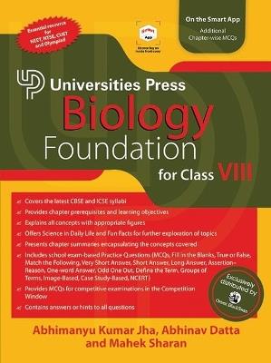 Biology Foundation for Class VIII - Abhimanyu Kumar Jha,Abhinav Datta,Mahek Sharan - cover