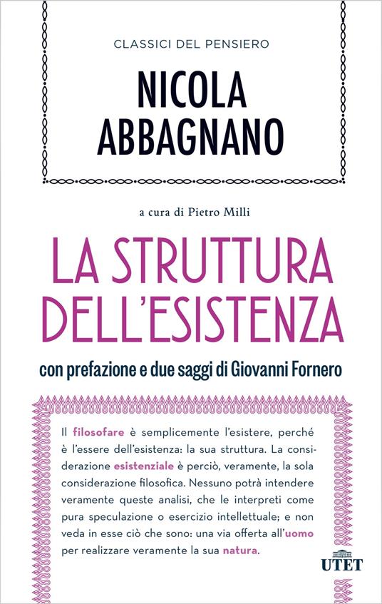 La struttura dell'esistenza - Nicola Abbagnano,Milli Pietro - ebook