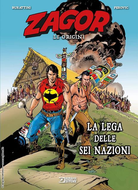 La lega delle sei nazioni. Zagor. Le origini. Vol. 8 - Moreno Burattini - copertina
