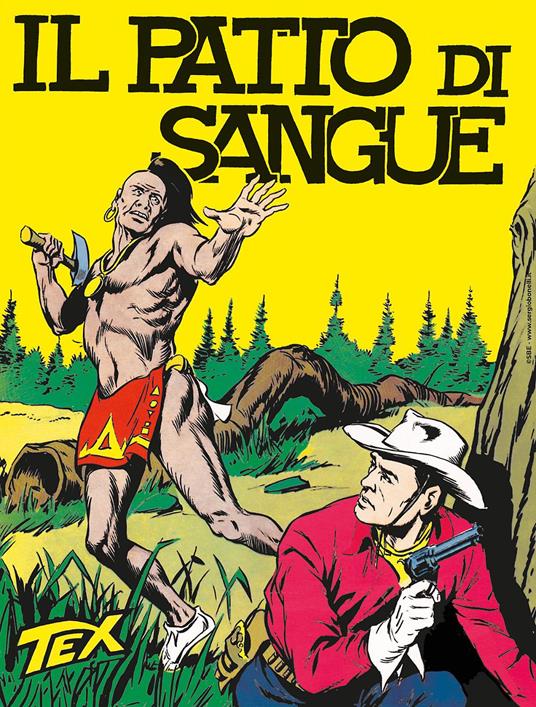 Tex collezione book. Vol. 7: Il patto di sangue - Gianluigi Bonelli - copertina