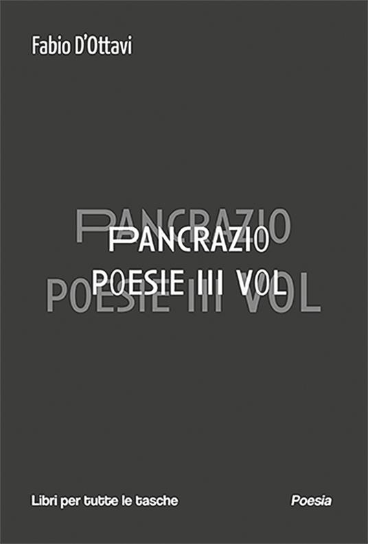 Pancrazio. Vol. 3 - Fabio D'Ottavi - copertina