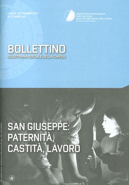 Bollettino di dottrina sociale della Chiesa (2021). Vol. 3 - copertina