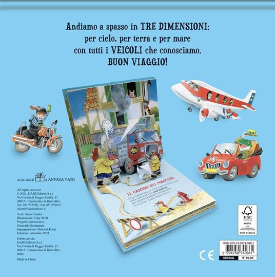 Il libro pop-up dei veicoli. Ediz. a colori - Anna Casalis - 6