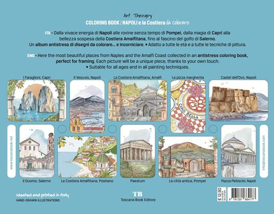 Napoli e la Costiera da colorare. Coloring book. Ediz. italiana e inglese - Angelica Bardi - 3