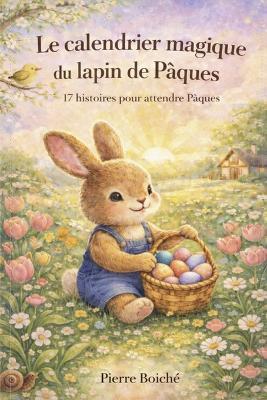 Le calendrier magique du lapin de Pâques: 17 histoires pour attendre Pâques (4-7 ans) - Pierre Boiché - cover