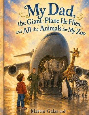 My Dad, the Giant Plane He Flies, and All the Animals for My Zoo - Martin Galas - cover